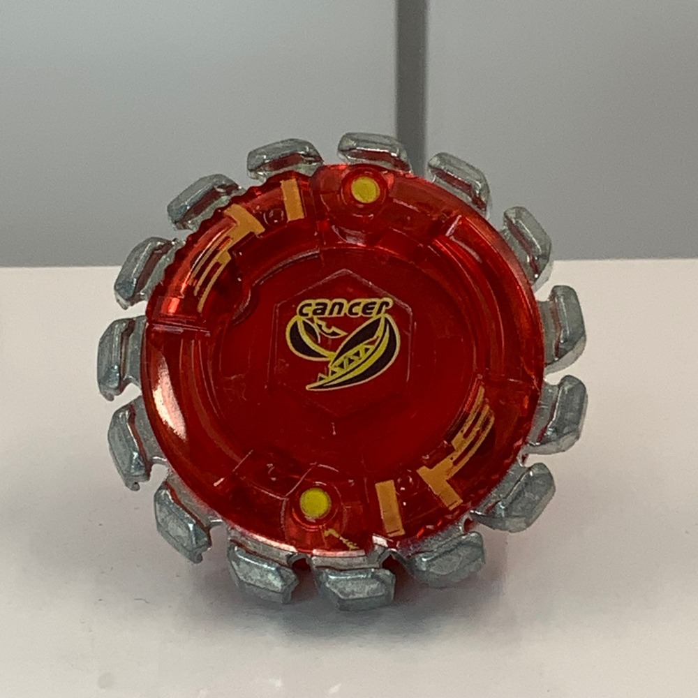 Beyblade Metal Fusion Dark Cancer CH120SF Red Metal Fight Spinning Top Toy